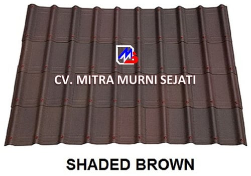 Jual Genteng Onduvila Shaded Brown / Genteng Bitumen Aspal
