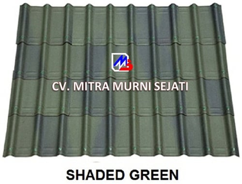 Jual Genteng Onduvila Shaded Green / Genteng Bitumen Aspal