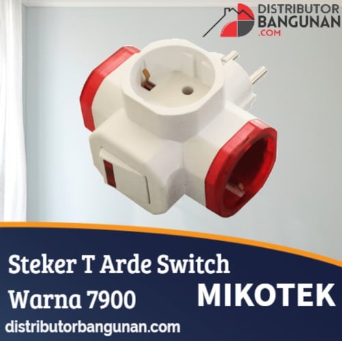 Steker T Arde Switch Warna MIKOTEK 7900