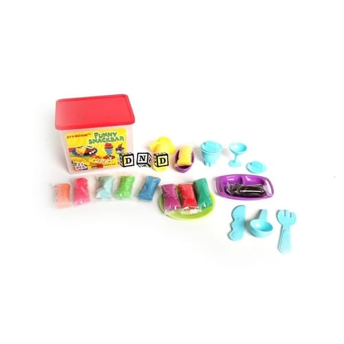 Funny Snackbar Dough Playdoh Lilin Main Sausage PR17111 - Kids Toys