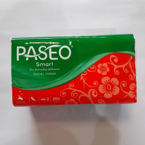 TISSUE PASEO SMART SOFTPACK - 250 SHEETS 2 PLY