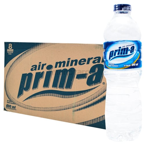 Prim-a Air Mineral 600 ml ( 1 Dus isi 24 Botol )