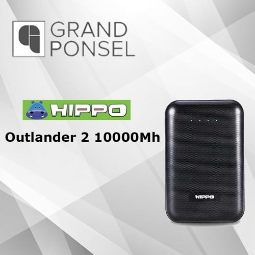 Hippo Power Bank Outlander 2 10000 MAH SDC Smart Detect Charging