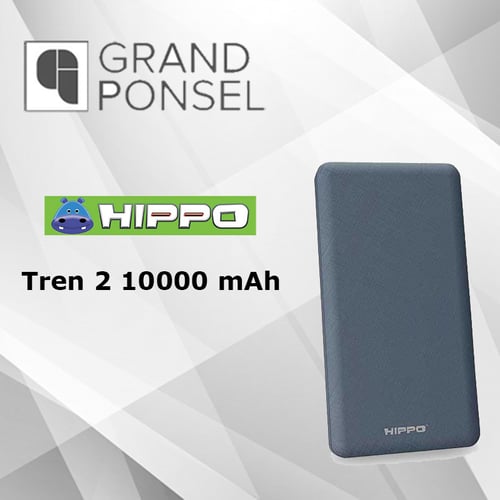 Hippo Power Bank Tren 2 10000 mAh Smart Detect Charging Simple Pack