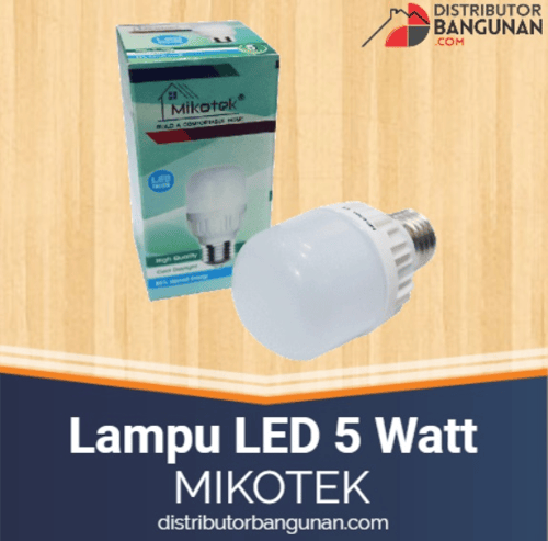 Lampu LED Mikotek 5 watt