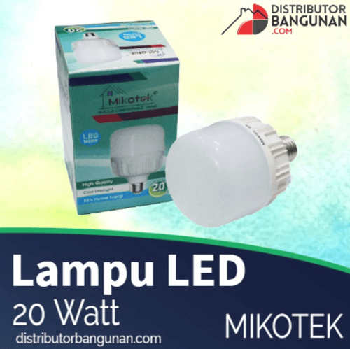 Lampu LED Mikotek 20 watt