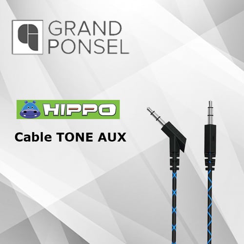 Cable Aux Hippo Tone Kabel Aux Kabel Audio 3.5mm 100cm Male To Male