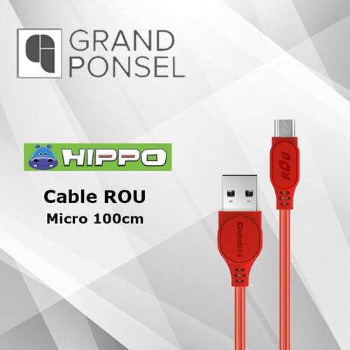 Kabel Data Hippo ROU Micro USB 100 cm
