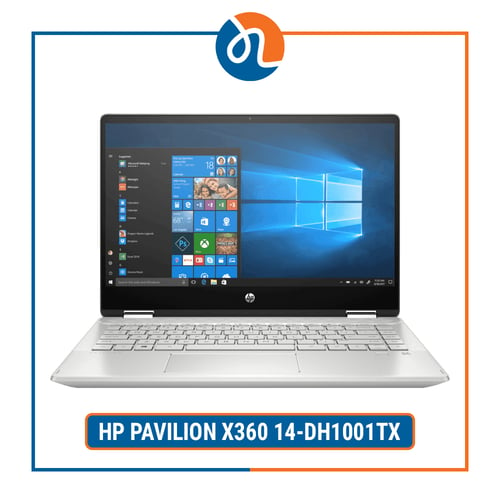 HP PAVILION X360 14-DH1001TX - i3-10110U 8GB 512GB MX250 2GB W10 14FHD