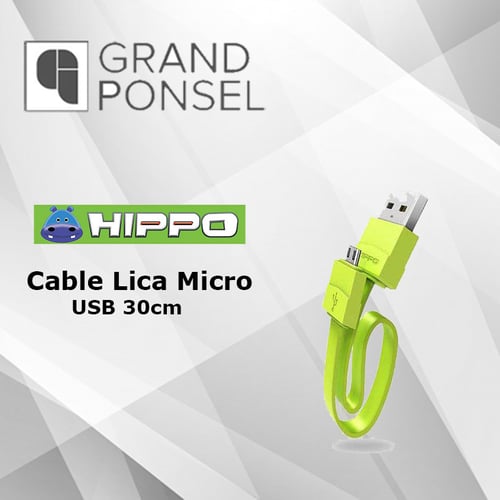 Hippo Cable Lica Micro USB 30cm Quick Charging 3.0  Kabel Data 30 cm