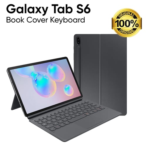 Samsung Keyboard Book Cover For Samsung Galaxy Tab S6 Gray - Original