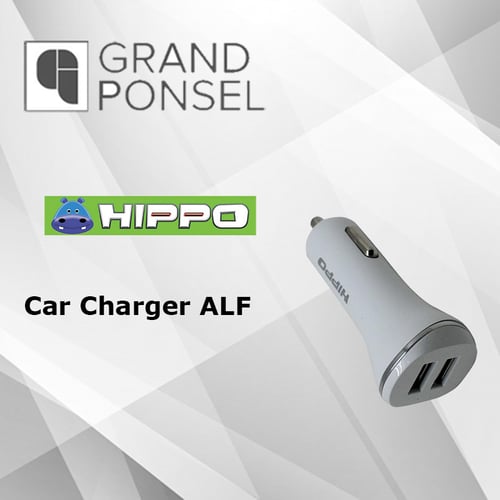 Hippo Car Charger Mobil ALF Dual USB 2.4A Simple Pack