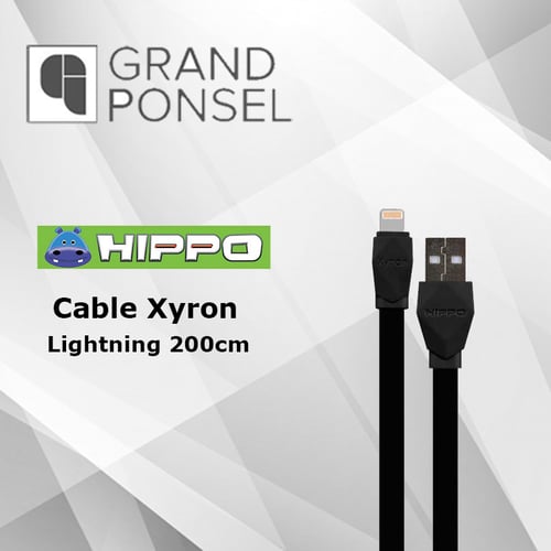 Kabel Data Hippo Xyron 200cm Lightning Iphone