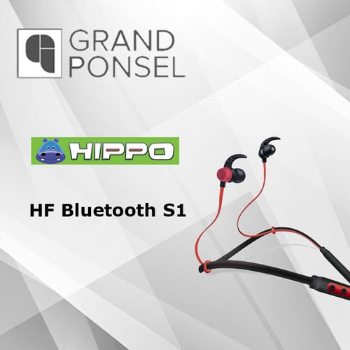 Handsfree Bluetooth V 4.1 Hippo S1 Headset Garansi Resmi