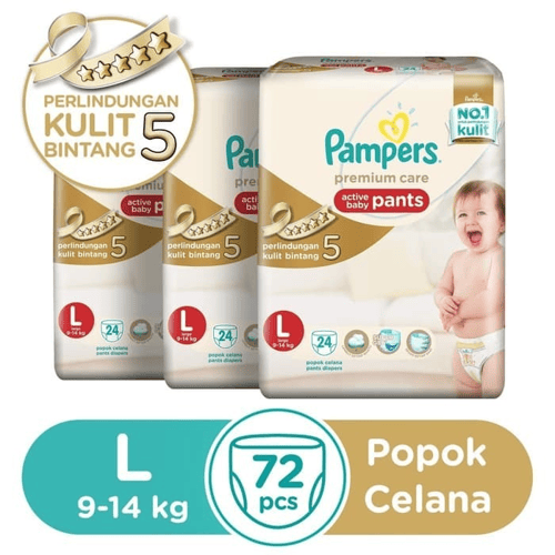 PAMPERS Popok Celana Premium Care L-24
