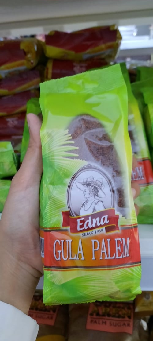 Edna Gula Palem 250gr / Gula Semut/ Gula Aren/ Gula Palm/ Brown Sugar/ Gula Merah