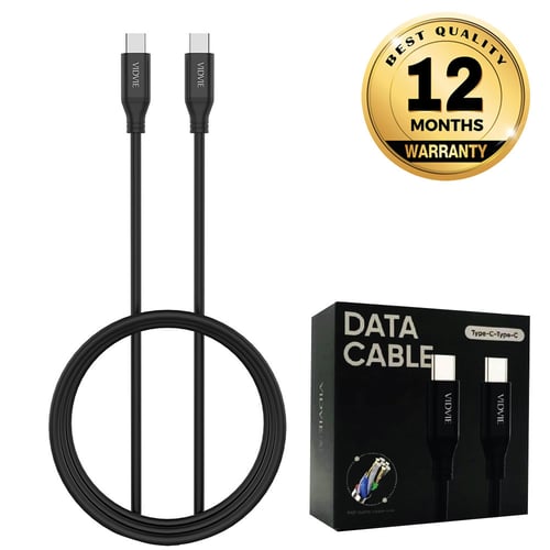 VIDVIE X Type-C to Type-C USB Cable 5A XL-CB406 100W (2M)