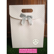 Paper Bag Motif / Tas Kertas Kado / Tas Ulang tahun - XL Casual Diagonal