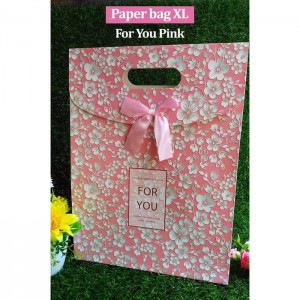 Paper Bag Motif / Tas Kertas Kado / Tas Ulang tahun - XL GARDEN 2-for U Pink