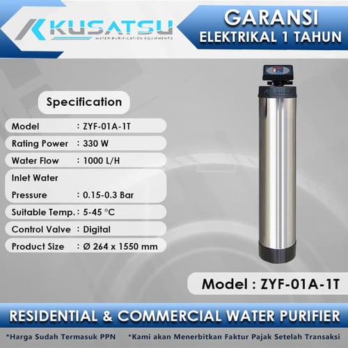 Kusatsu Digital Water Purifier ZYF-01A-1T 1000L
