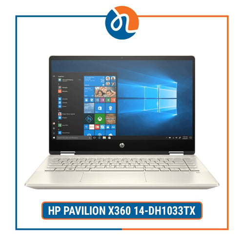 HP PAVILION X360 14-DH1033TX - i3-10110U 8GB 512GB MX250 2GB W10 14FHD