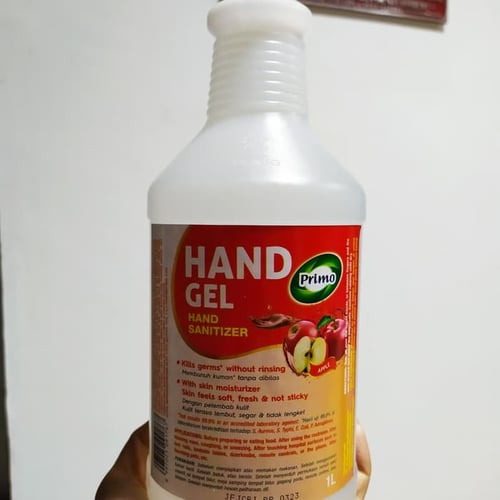Primo Hand Gel - Hand Sanitizer Refill ukuran 1 L - Apple