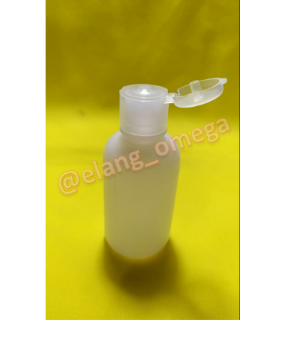 Botol Kosong Plastik HDPE Tutup Fliptop 52 ml