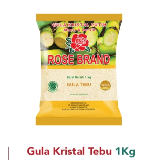 Gula Pasir Kuning Rose Brand 1 kg