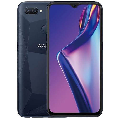 OPPO A12 Smartphone - Ram 3GB Rom 32GB - Garansi Resmi - Black