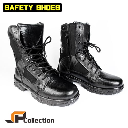Sepatu Kulit Pria PDL Safety Motif Kulit Jeruk PDLG Untuk Pekerja Lapangan