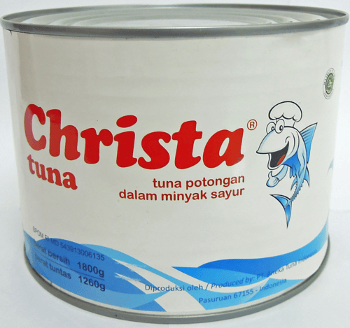 Christa Tuna Chunk in Oil 1.8 kg