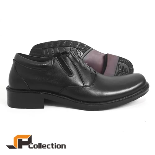 JAFERI Sepatu Pria Formal PDH 02 Elastis Kulit Asli Sepatu Kerja Kantor, Sepatu DINAS, Sepatu Sekolah