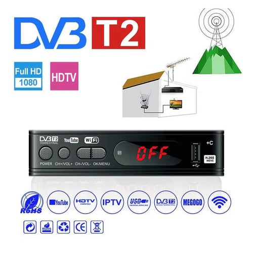 Digital Satellite TV Tuner Box Receiver 1080P DVB-T2