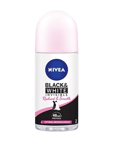 NIVEA Deodorant Roll-On Invisible Black & White Radiant & Smooth 50ml
