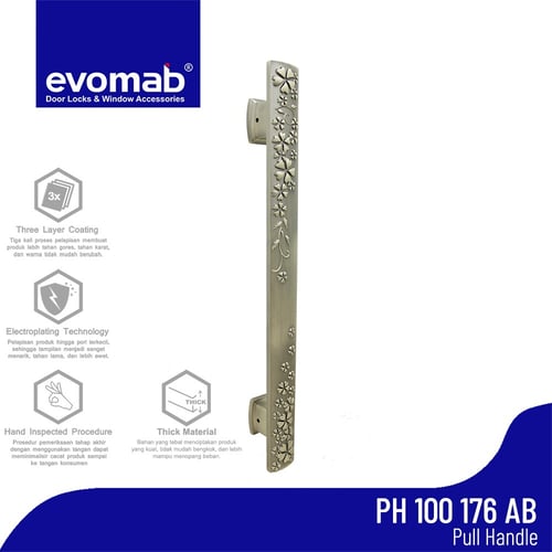 evomab Pull Handle Pintu Klasik / Antik PH100-176