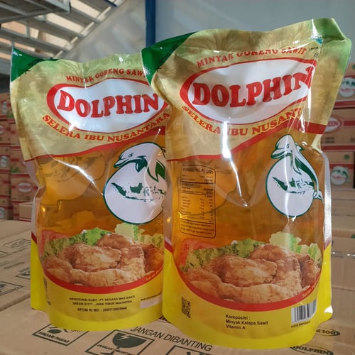Minyak Goreng Sawit DOLPHIN 6x1800ml