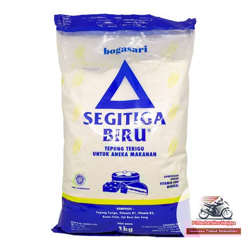 Tepung Terigu Segitiga Biru BOGASARI  1 KG