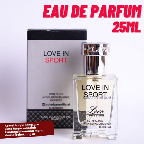 Cote d Azur Love Collection Love In Sport Eau de Parfum 25ml