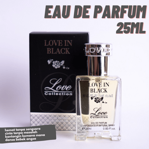 Cote d Azur Love Collection Love In Black Eau de Parfum 25ml