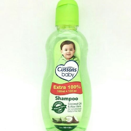 CUSSONS Baby Shampoo Coconut Oil & Aloe Vera 100ml + 100ml