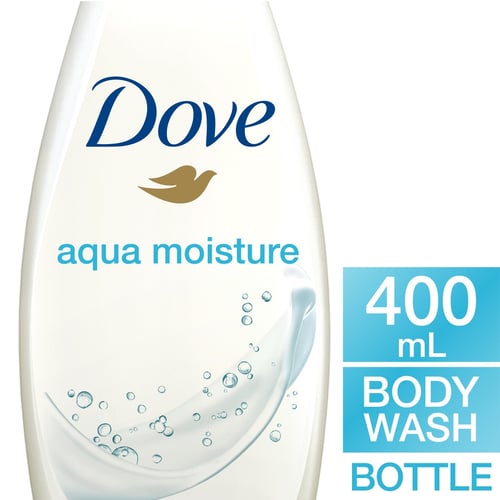 DOVE Aqua Moisture Body Wash Bottle 400ml