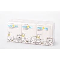 Wateru Premium Bamboo Pocket Tissue 6pcsx10 sheets isi 20 pack