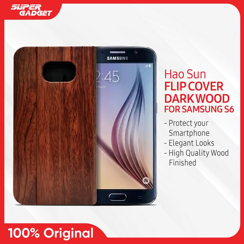 Hao Sun Flip CoverLight Wooden Galaxy S6