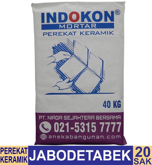 INDOKON Mortar Perekat Keramik - 20 Sak