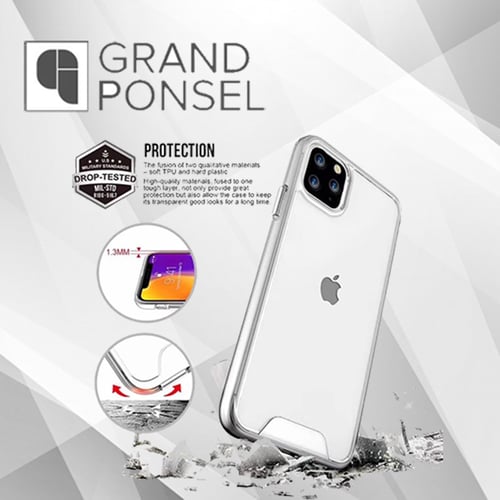 Military Space Clear Case Bening Iphone X