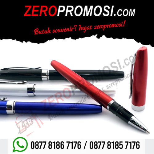Souvenir Pen Promosi Gel Metalik 827