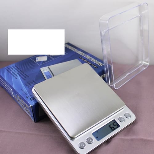 Digital Pocket Scale 500-0.01 Gram Silver Mini Timbangan Emas