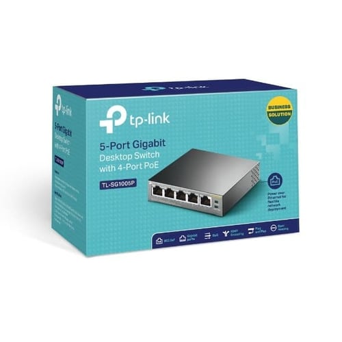 TP-Link TL-SG 5-Port Gigabit Desktop PoE