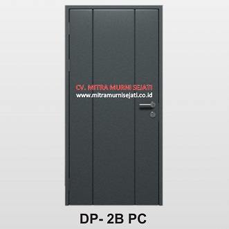Pintu Besi Steel Door DP-2B PC - Pintu modern untuk Rumah, Apartemen dan Hotel