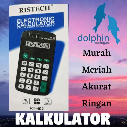 Kalkulator RISTECH murah meriah 8 digit